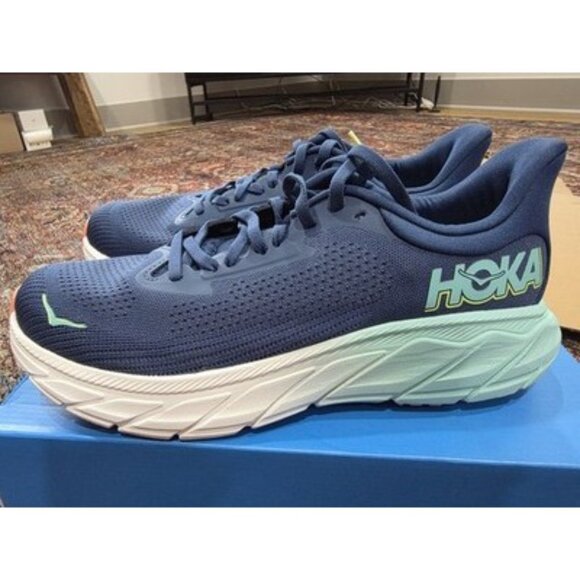 Hoka Arahi 7 - Midnight/Seafoam - No Original Box - Women's Size 9.5/Men's 8.5 - Picture 3 of 8